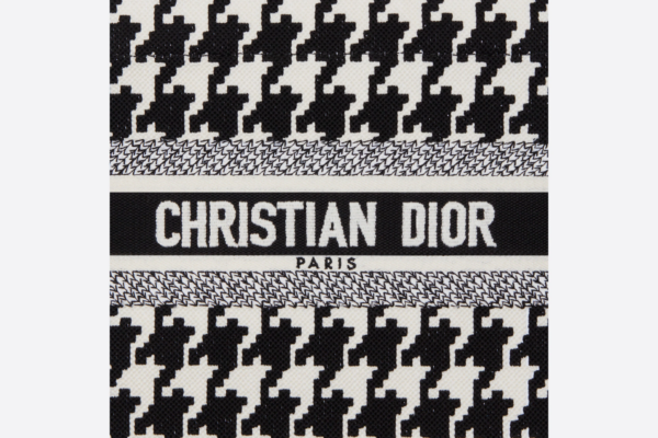 Túi Dior Book Tote Macro Houndstooth 'Black and White' M1265ZTQT-M911 - Hình ảnh 6