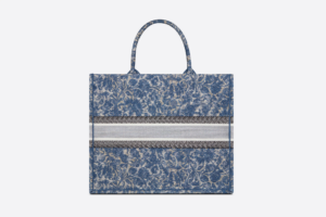 Tui Dior Book Tote Large 'Blue Brocart Embroidery' M1286ZRXR-M49E