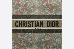 Tui Dior Medium Book Tote 'Metallic Green Brocart Embroidery' M1296ZRWG-M86E