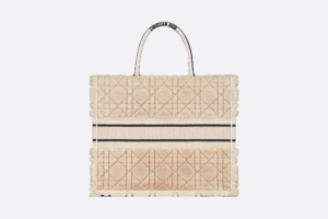 Tui Dior Large Book Tote 'Beige Cannage Shearling' M1286ZMBU-M918