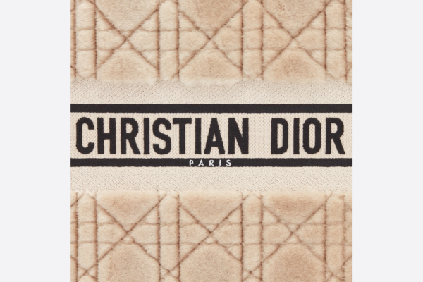 Túi Dior Large Book Tote 'Beige Cannage Shearling' M1286ZMBU-M918 - Hình ảnh 4