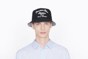 Mu Dior Atelier Bucket Hat 'Black Canvas' 243C907C4511-C988