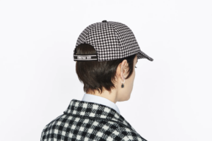 Mu Dior D-Player Cap 'Black White Wool' 25PDP922I120-C933