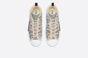 Giay Dior B23 High-Top 'Greige Dior Tapestry' 3SH129ZGT-H861