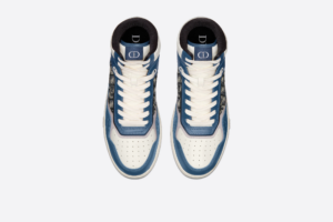 Giay Dior B27 High 'Blue Cream Dior' 3SH133ZIR-H568