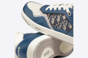 Giay Dior B27 High 'Blue Cream Dior' 3SH133ZIR-H568