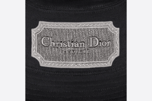 Mu Dior Couture Bucket Hat 'Black Canvas' 243C907E4511-C988