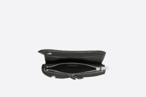 Tui Dior Mini Saddle Bag 'Black Grained' 1ADPO248YKK-H00N