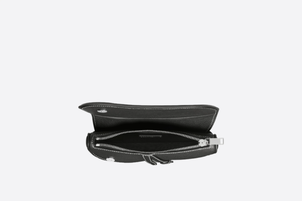 Túi Dior Mini Saddle Bag 'Black Grained' 1ADPO248YKK-H00N - Hình ảnh 5