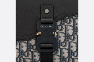 Tui Dior Mini Saddle Bag Strap 'Beige Dior Grained' 1ADPO049YKS-H27E