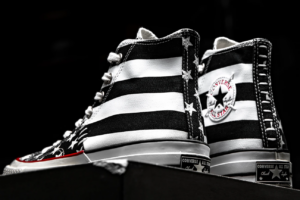 Giay Converse Chuck 70 Archive Restuctured Stripes 'Black White' 166425C