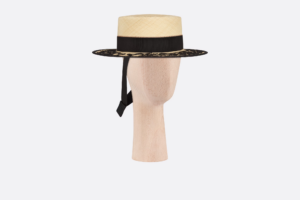 Mu Dior Odeo Small Brim Hat 'Natural Straw' 31ORN966X185-C160