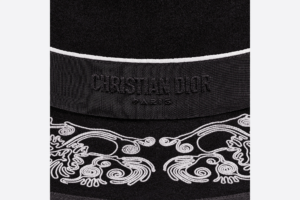 Mu Dior Odeo Large Brim Hat 'Black Felt' 31ORN967X891-C900