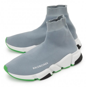 Alternative view of Giày Balenciaga Speed Trainer 'Grey Green' 530351-W05G0-1342