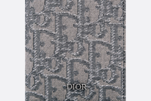 Vi Dior BI-Fold Card Holder 'Ruthenium' 2ESCH138DOS-H30Q