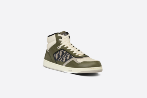 Giay Dior B27 High 'Olive Cream Dior' 3SH133ZIR-H661