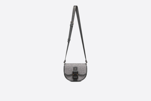 Túi Dior Mini Gallop Bag Strap 'Ruthenium' 1ADPO033DOS-H30Q - Hình ảnh 4