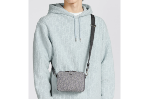 Tui Dior Pouch With Strap 'Ruthenium' 2ESBC119DOS-H30Q