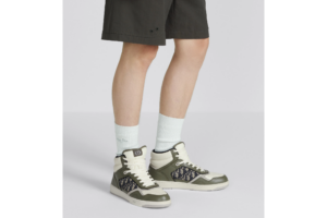 Giay Dior B27 High 'Olive Cream Dior' 3SH133ZIR-H661