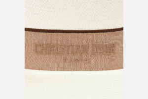 Mu Dior Odeo Large Brim Hat 'Natural Straw' 31SEV967G185-C160