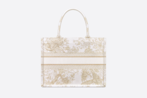 Tui Dior Book Tote Medium 'Jardin Gold-Tone Metallic' M1296ZRZF-M981