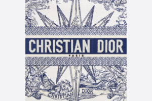 Tui Dior Book Tote Medium 'White Blue' M1296ZRVX-M933