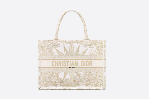 Túi Dior Book Tote Medium 'Gold-Tone Metallic' M1296ZRXV-M981 - Hình ảnh 2