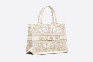 Tui Dior Book Tote Medium 'Gold-Tone Metallic' M1296ZRXV-M981