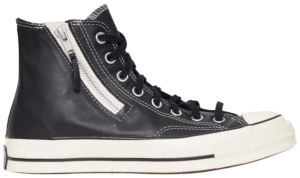 Giày Converse Chuck 70 Side Zip High 'Black Egret' 166721C