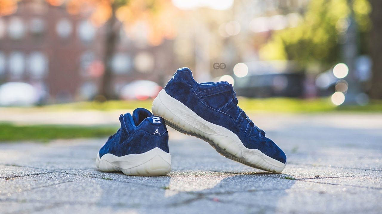 Buy Air Jordan 11 Retro Low 'RE2PECT' - AV2187 441 - Blue