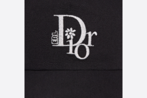 Mu Dior By Erl Baseball Cap 'Black Canvas' 243C904D4511-C980