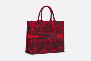 Tui Dior Book Tote Large 'Red Black' M1286ZMDR-M339