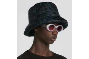 Mu Dior By Erl Bucket Hat 'Black Nylon' 243C907F4462-C989