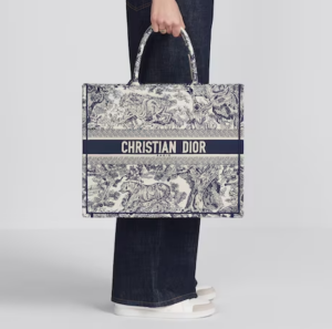 Tui Dior Large Dior Book 'Blue Toile de Jouy Embroidery' M1286ZTDT-M808