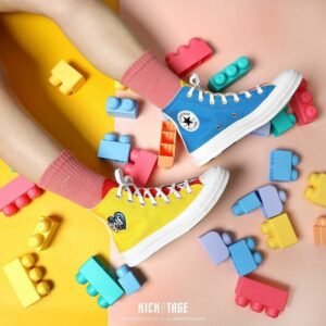 Alternative view of Giày Golf Wang x Converse Chuck 70 High 'Tri Panel' 169910C