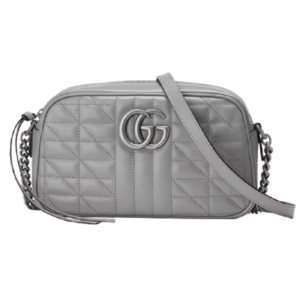 Túi Gucci GG Marmont Small Shoulder Dark Grey Leather 447632-UM8BN-1711