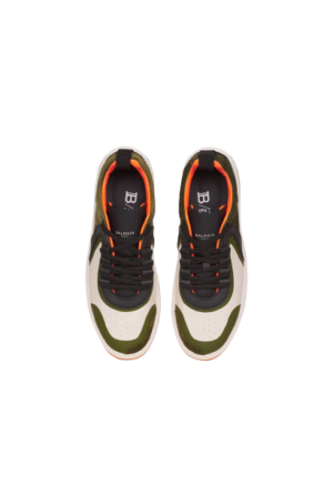 Alternative view of Giày Balmain B-skate Calfskin 'Khaki And White' XM1VI292LGRCUAE