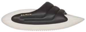 Dép Balmain B-it Mules 'Black And White' XM0VL299LPQP0PA