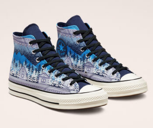 Giay Converse Chuck 70 High 'Holiday Sweater Midnight Navy' 172135C