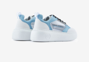 Alternative view of Giày Armani Exchange Brand Logo 'White Blue' 17214717ED