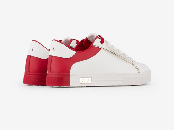 Giày Armani Exchange Brand Logo 'White Red' 17220264WI - Hình ảnh 2