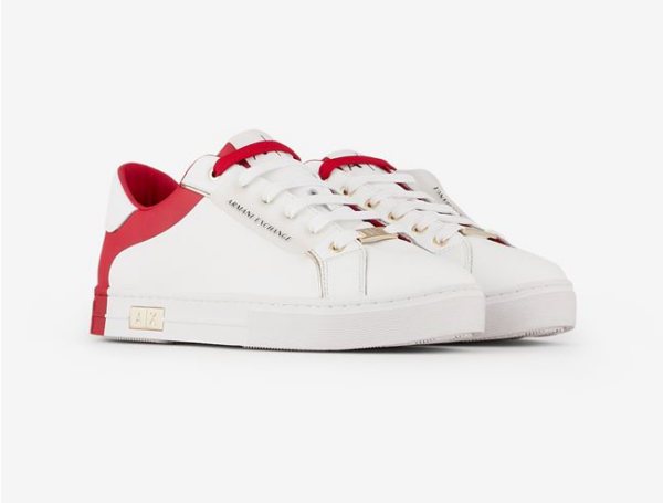 Giày Armani Exchange Brand Logo 'White Red' 17220264WI - Hình ảnh 3