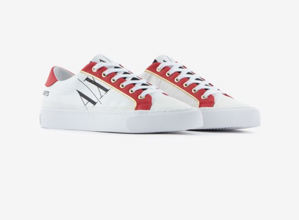 Giày Armani Exchange Brand Logo 'White Red' 17243765KO - Hình ảnh 3