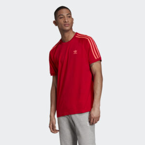 Alternative view of Áo Adidas 3 Stripes Tee Red ED5954