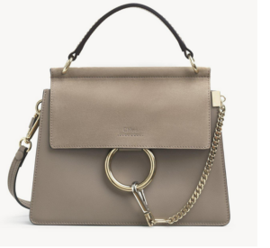 Túi Chloe Faye Small Bag In Smooth & Suede Calfskin CHC20SS203H2O23W