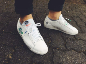 Alternative view of Giày Nike Steven Harrington x Blazer Low Flyleather QS 'Earth Day' CI5546-100