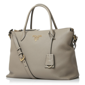 Alternative view of Túi Prada Metal Lettering Logo Tote 'Grey' 1BA201-2BBE-F0572