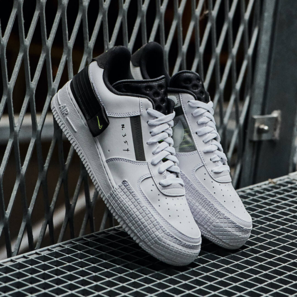 Giày Nike Air Force 1 Type White Black Volt AT7859-101 - Hình ảnh 6
