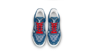 Alternative view of Giày Louis Vuitton Trainer Monogram Denim 1A8TSK