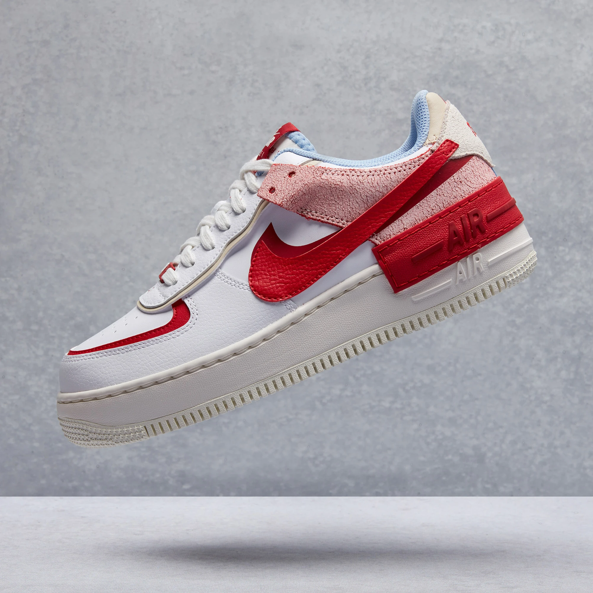 Nike WMNS Air Force 1 Shadow Summit White University Red CI0919108